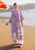 Elaf Premium | Hai Kuch Festive Lawn 24 | EHK-02A Banafsha - by - Libasekhas UK - Registered Vendor of : Elaf Premium - 100% Original Designer Dresss