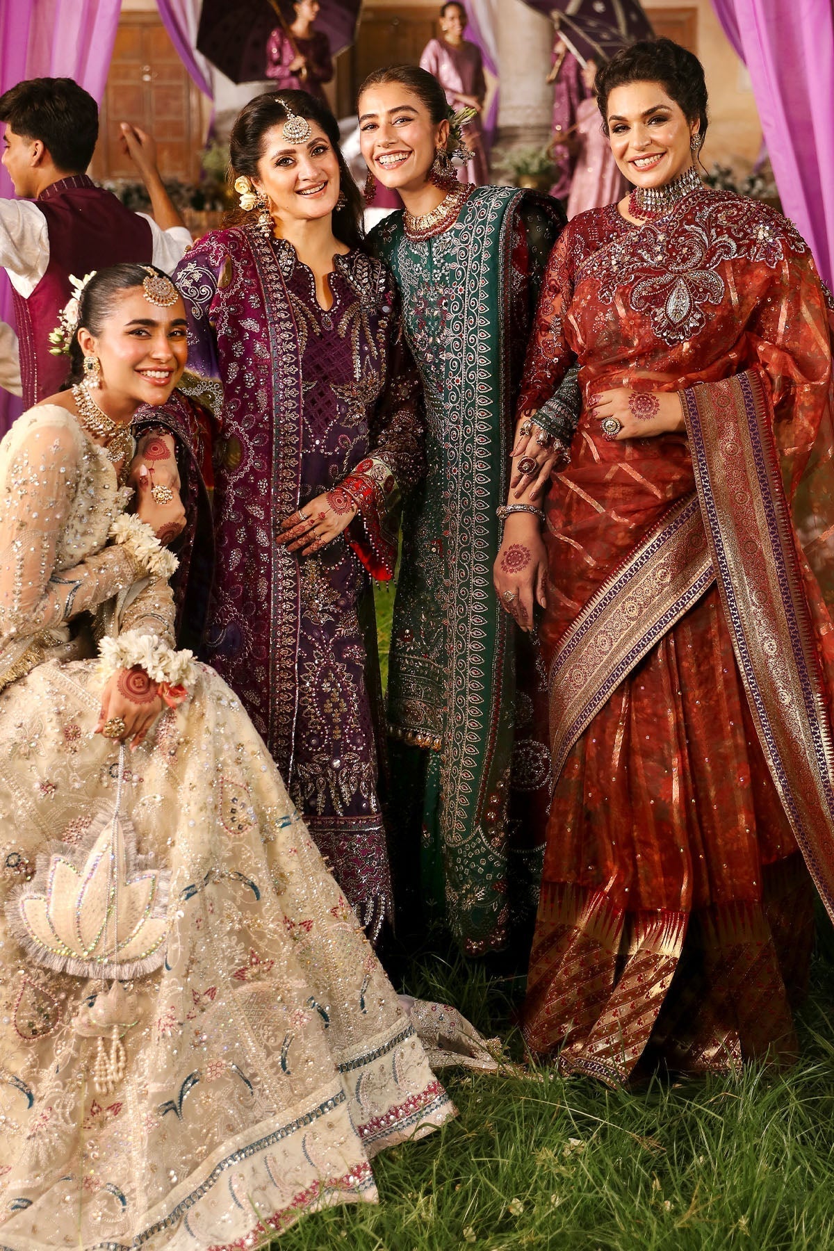 Nureh | Jhoomro Wedding Formals | NL-71 GEHNA - by - Libasekhas UK - Registered Vendor of : Nureh - 100% Original Designer Dresss