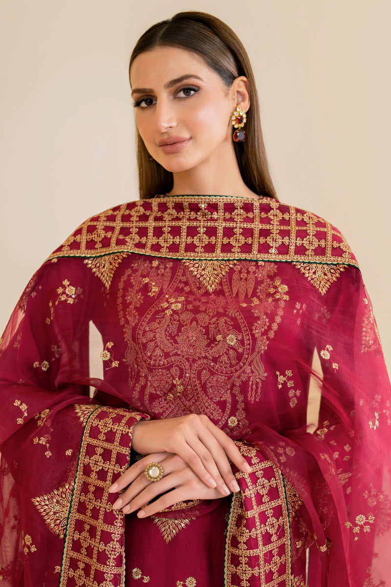 Jazmin | Formals Collection | Raw Silk UR-7022 - by - Libasekhas UK - Registered Vendor of : Jazmin - 100% Original Designer Dresss