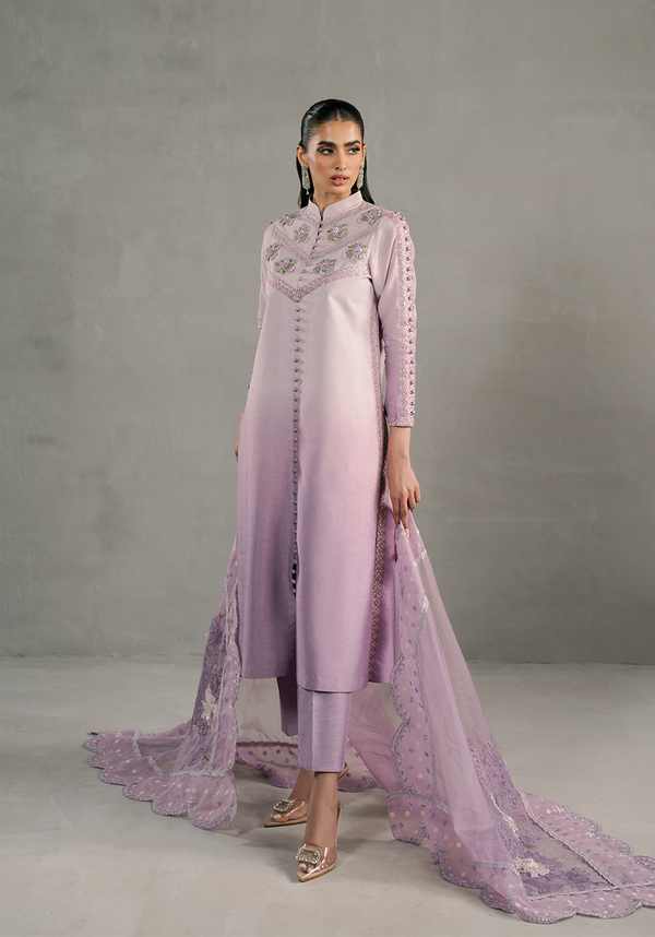 Zarqash | Silk Edit | ZQS 011 ELENA - by - Libasekhas UK - Registered Vendor of : Zarqash - 100% Original Designer Dresss