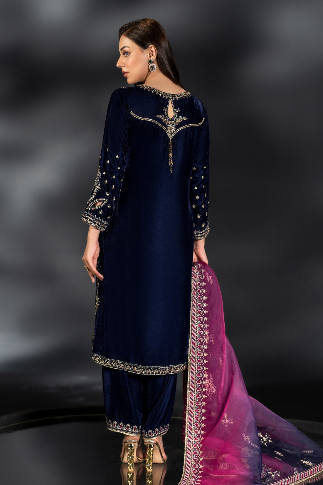 Naqshi | Makhmal 24 | IFRAH - by - Libasekhas UK - Registered Vendor of : Naqshi - 100% Original Designer Dresss