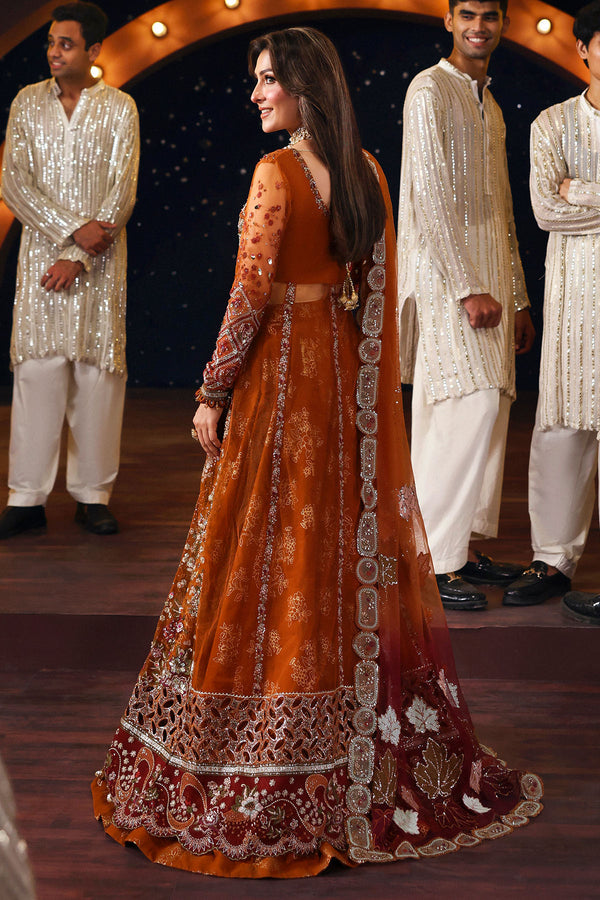 Nureh | Jhoomro Formals | NL-80 Zardozi - by Libasekhas UK - Registered Vendor of : Nureh - 100% Original Designer Dress