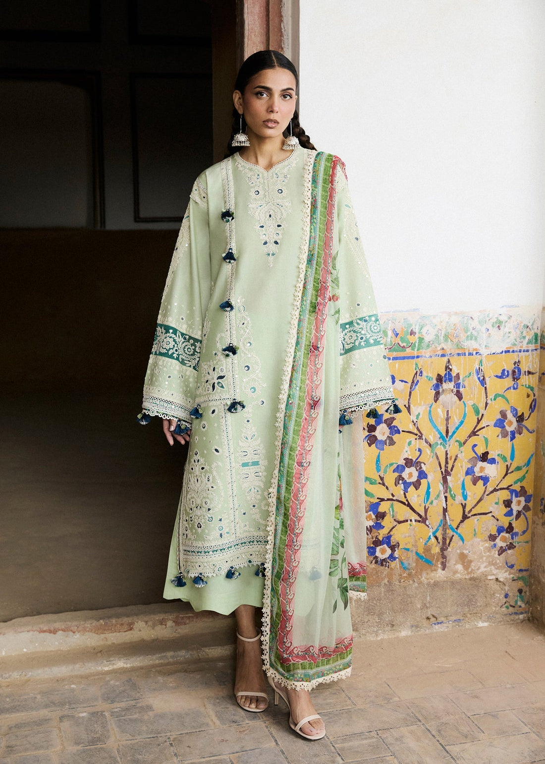 Hussain Rehar | Zan SS26 | Nane - by Libasekhas UK - Registered Vendor of : Hussain Rehar - 100% Original Designer Dress