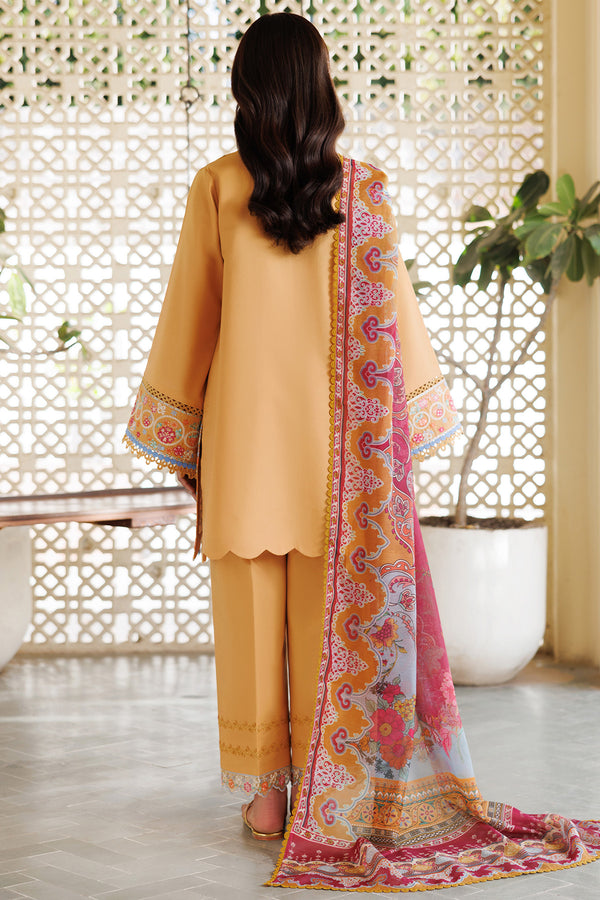 Farasha | Summer Weaves Embroidered Lawn | Golden Bloom - by - Libasekhas UK - Registered Vendor of : Farasha - 100% Original Designer Dresss