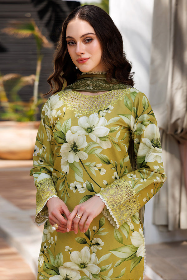 Farasha | Printed Essentials | Marigold Haze - by - Libasekhas UK - Registered Vendor of : Farasha - 100% Original Designer Dresss