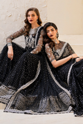 Iznik | Chinnon Chiffon | CC-50 Embroidered Net - by - Libasekhas UK - Registered Vendor of : Iznik - 100% Original Designer Dresss