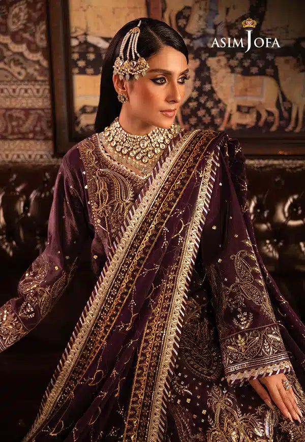Asim Jofa | Makhmal Wedding Velvet 23 | AJMM-06 - by - Libasekhas UK - Registered Vendor of : Asim Jofa - 100% Original Designer Dresss