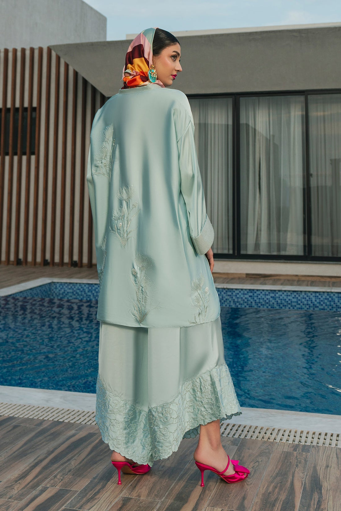 Fahad Hussayn | Lawn Banger | Aqua Babe - by - Libasekhas UK - Registered Vendor of : Erum Khan - 100% Original Designer Dresss