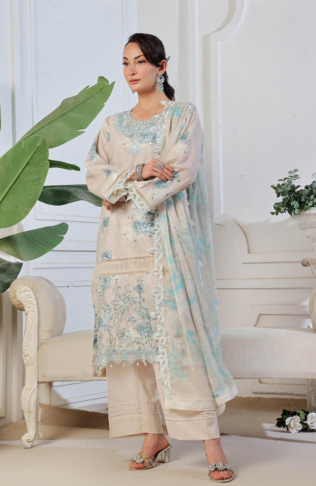 Al Zohaib | Applique Kari Cutwork Edit 25 | ACE-25-12 - by - Libasekhas UK - Registered Vendor of : Alzohaib - 100% Original Designer Dresss
