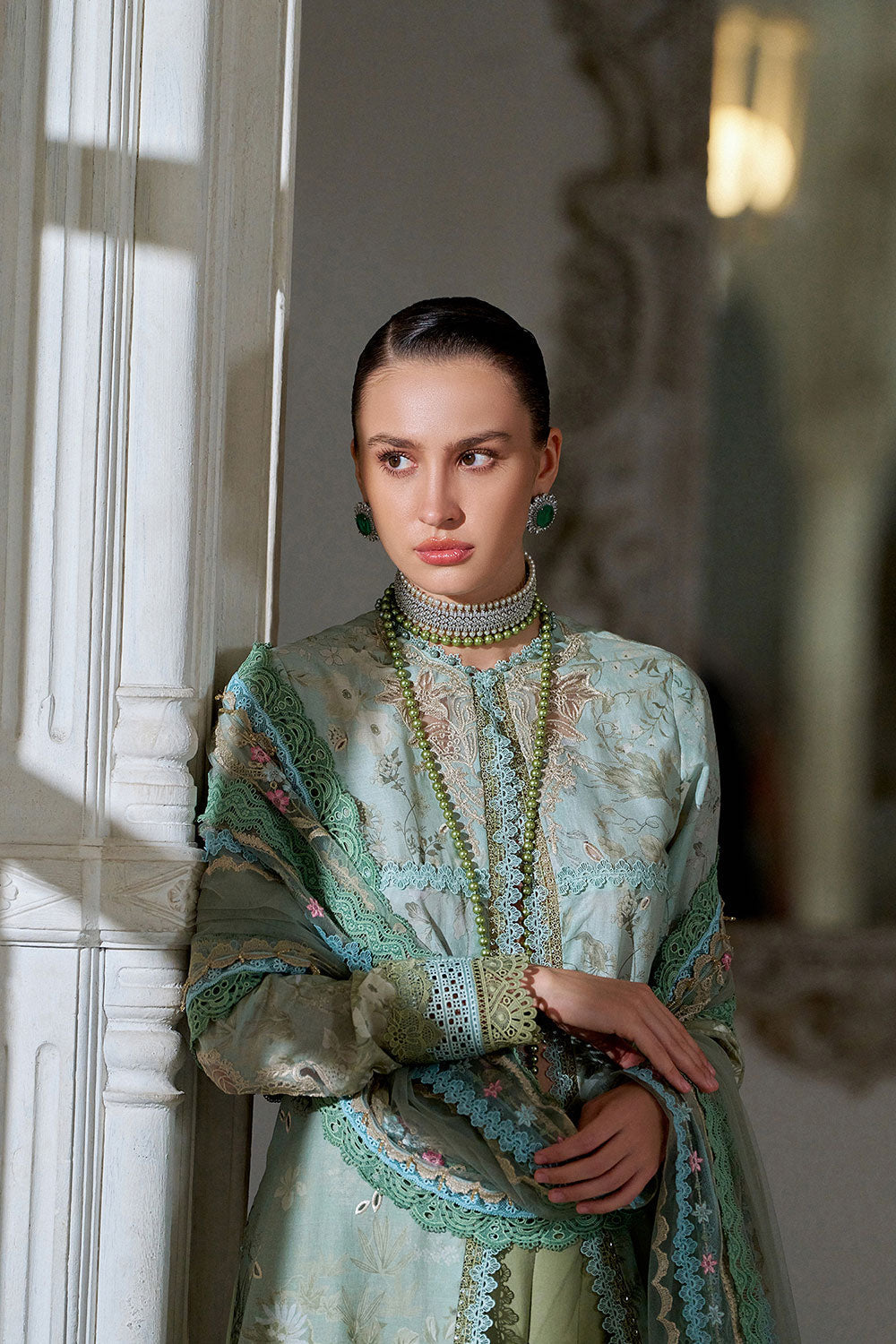 Sobia Nazir | Luxury Lawn Eid 26 | 12A - by Libasekhas UK - Registered Vendor of : Sobia Nazir - 100% Original Designer Dress