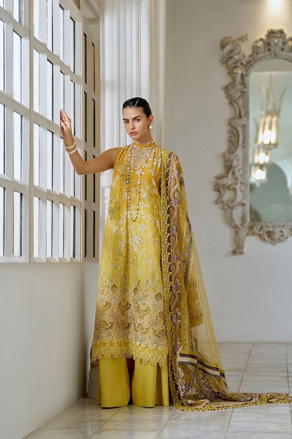 Sobia Nazir | Luxury Lawn Eid 26 | 12B - by Libasekhas UK - Registered Vendor of : Sobia Nazir - 100% Original Designer Dress