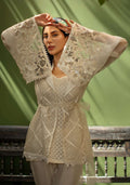 Layla Chatoor | Luxury Pret | Ivory Short Jacket - by Libasekhas UK - Registered Vendor of : Layla Chatoor - 100% Original Designer Dress