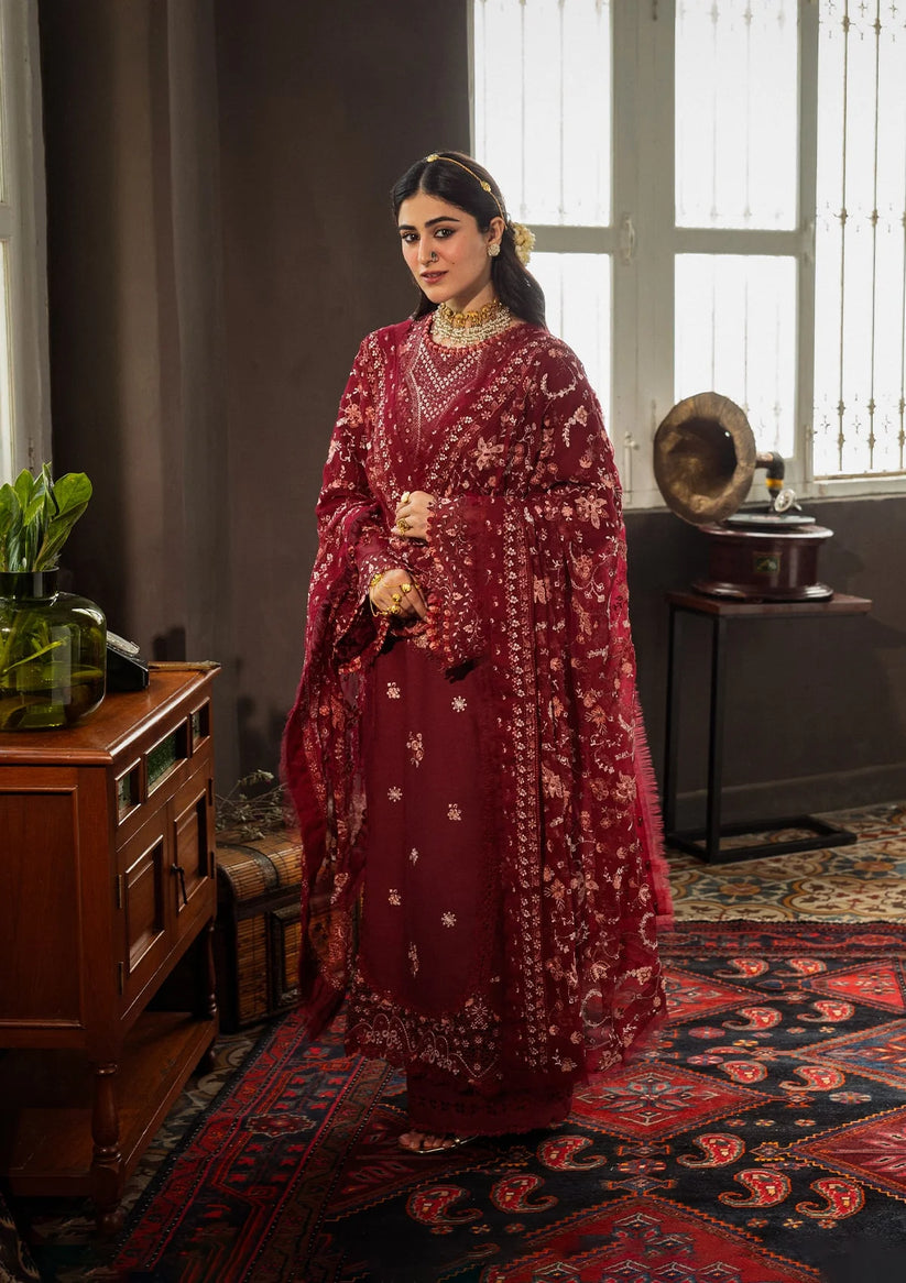 Kahf Premium | Kahf Karandi 25 | KKH-03 ROSELITH - by Libasekhas UK - Registered Vendor of : Kahf Premium - 100% Original Designer Dress