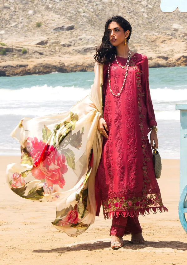Elaf Premium | Hai Kuch Festive Lawn 24 | EHK-05 Naaz - by - Libasekhas UK - Registered Vendor of : Elaf Premium - 100% Original Designer Dresss
