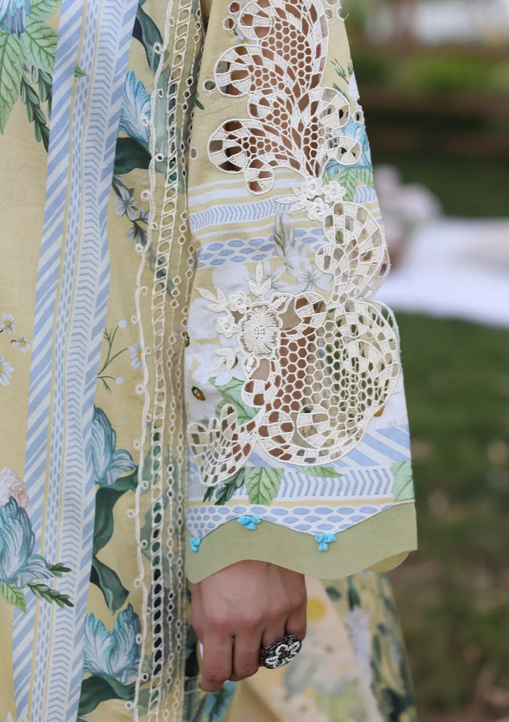 Elaf Premium | Prints Chikankari 24 | 05A CITRUS CRUSH - Luxury -  Libasekhas