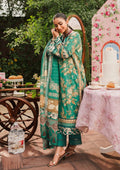 Elaf Premium | Printed Collection 24 | EEP-04B - Chic Teal - by - Libasekhas UK - Registered Vendor of : Elaf Premium - 100% Original Designer Dresss