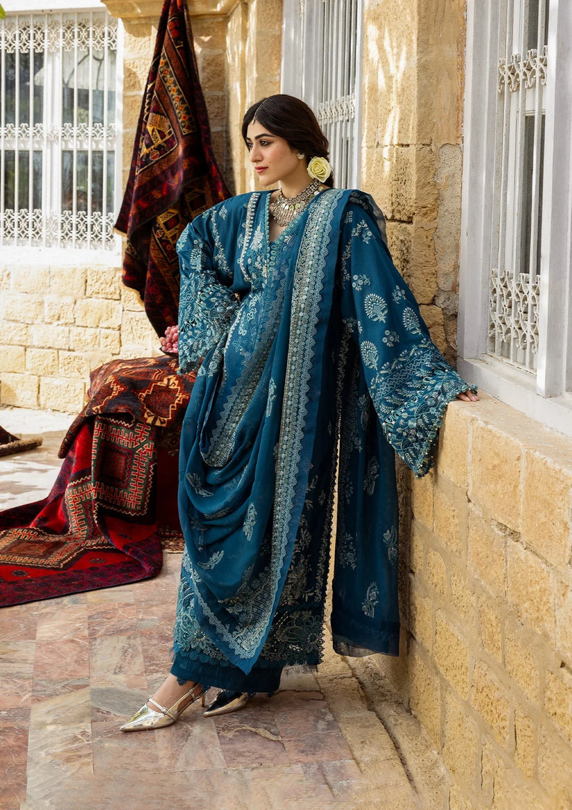 Kahf Premium | Kahf Karandi 25 |KKH-05 CYARA - by Libasekhas UK - Registered Vendor of : Kahf Premium - 100% Original Designer Dress