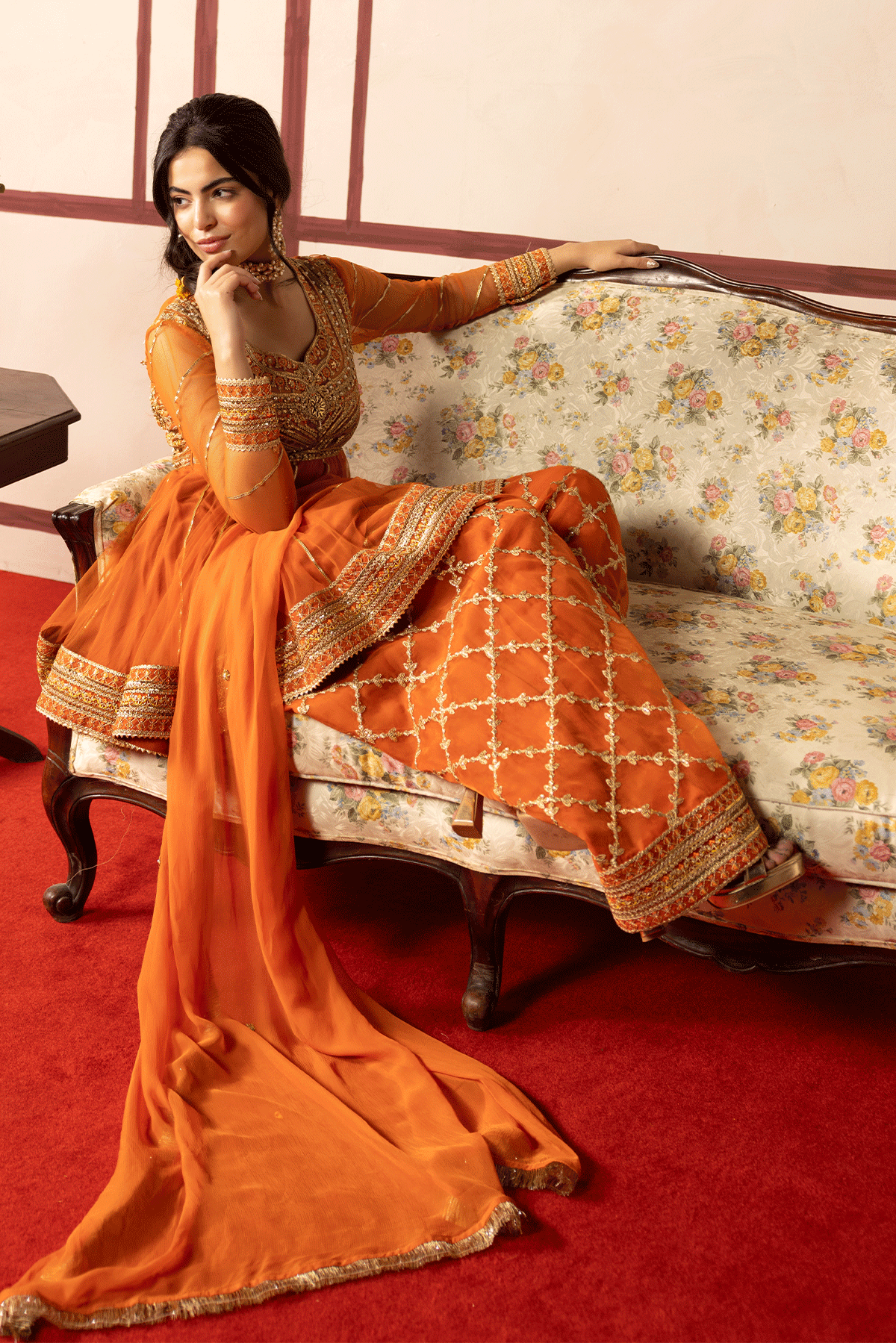 Erum Khan | Intezar e Eid | Rung-e-Miras - by Libasekhas UK - Registered Vendor of : Erum Khan - 100% Original Designer Dress