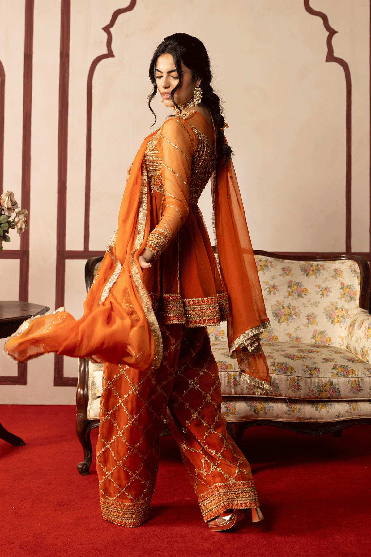Erum Khan | Intezar e Eid | Rung-e-Miras - by Libasekhas UK - Registered Vendor of : Erum Khan - 100% Original Designer Dress