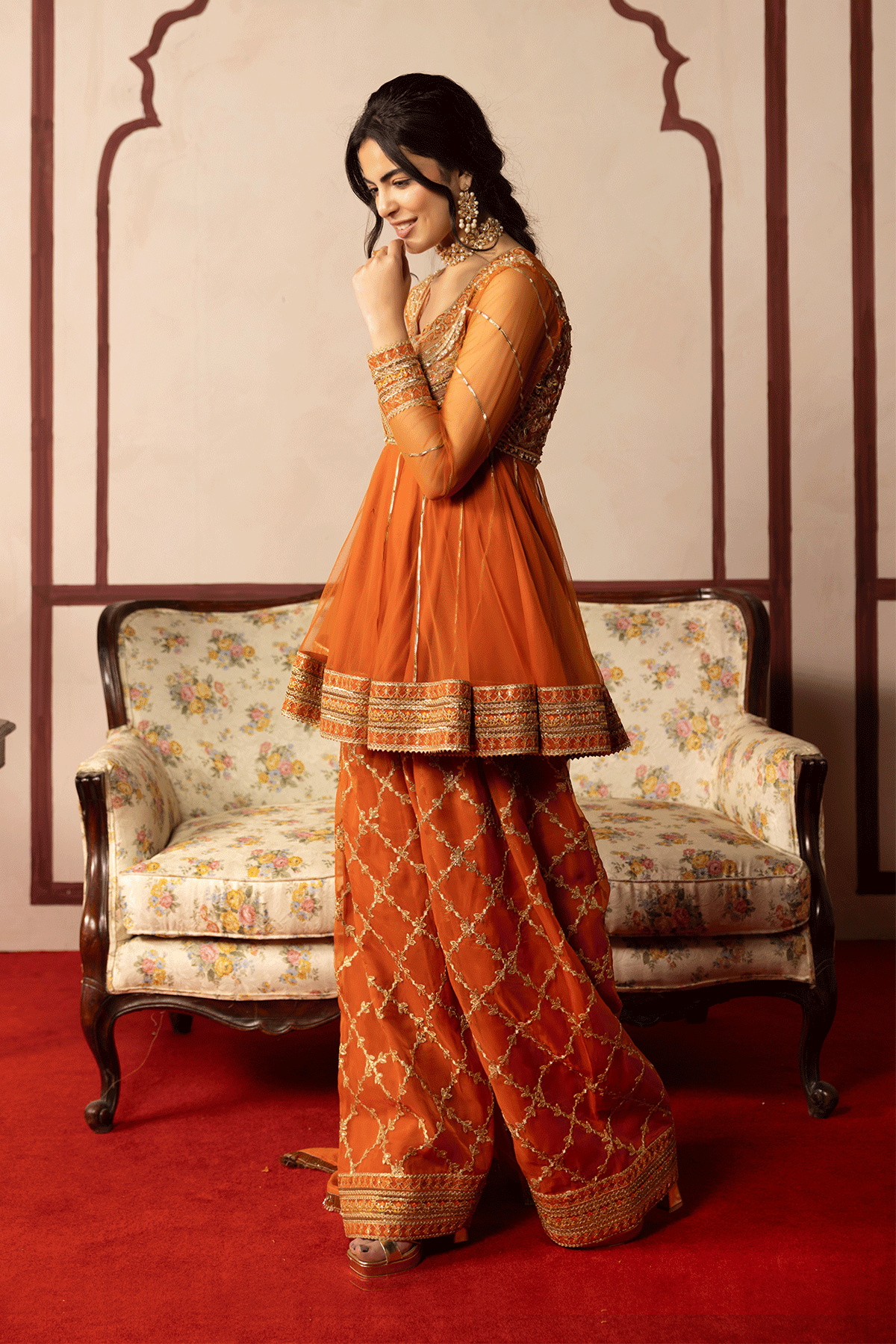 Erum Khan | Intezar e Eid | Rung-e-Miras - by Libasekhas UK - Registered Vendor of : Erum Khan - 100% Original Designer Dress