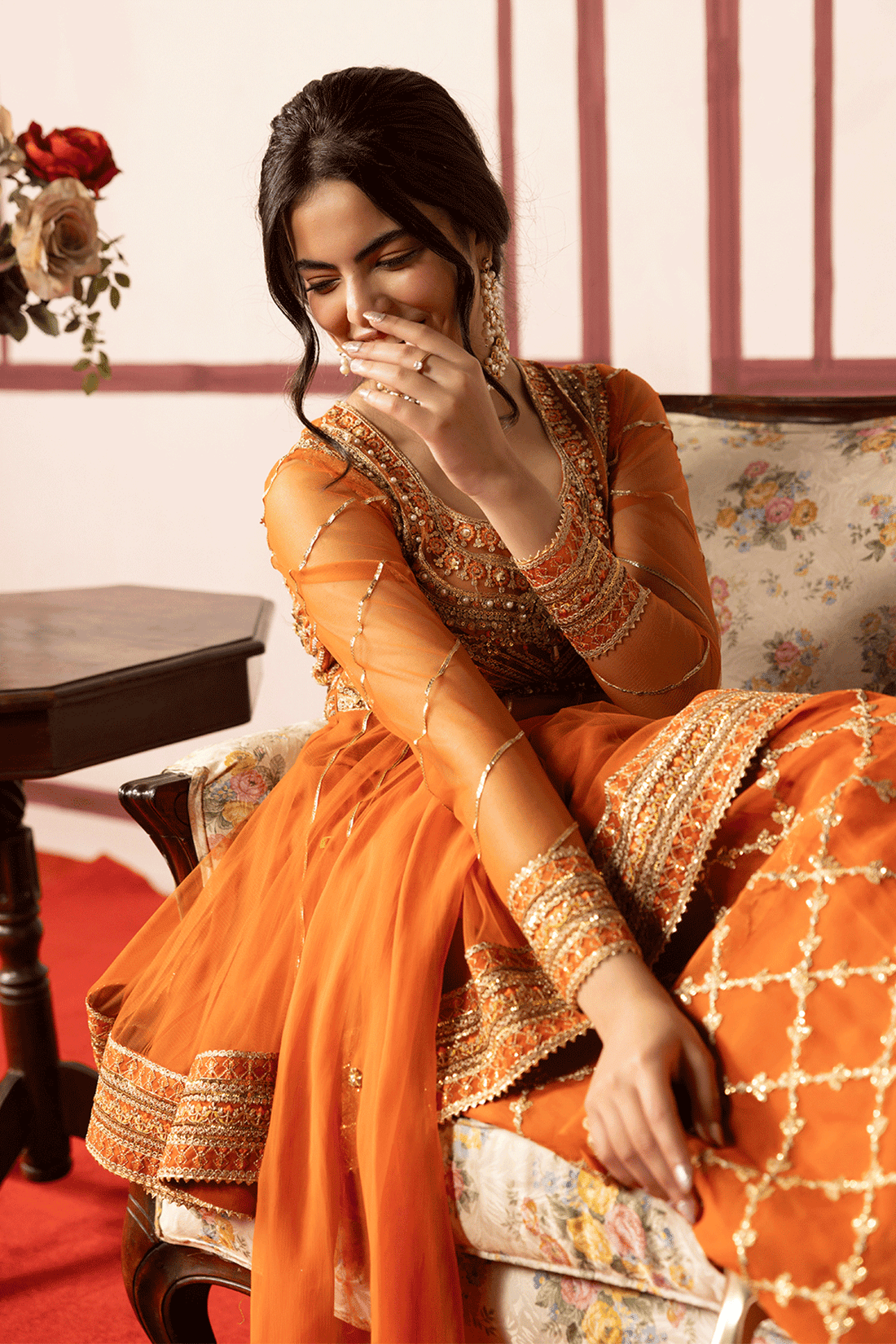 Erum Khan | Intezar e Eid | Rung-e-Miras - by Libasekhas UK - Registered Vendor of : Erum Khan - 100% Original Designer Dress