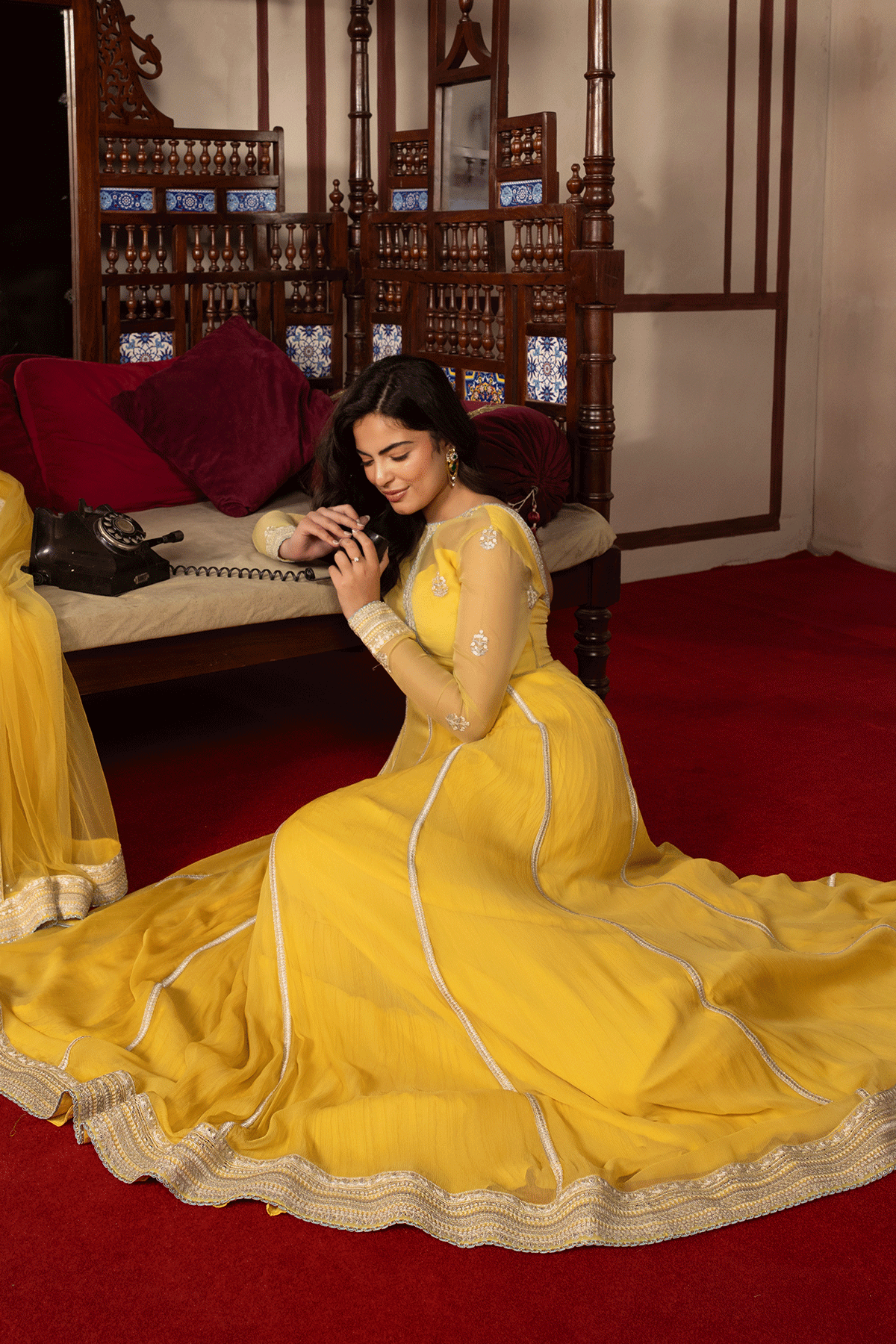 Erum Khan | Intezar e Eid | Roshni - by Libasekhas UK - Registered Vendor of : Erum Khan - 100% Original Designer Dress