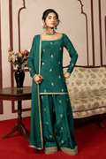 Erum Khan | Intezar e Eid | Firoza - by Libasekhas UK - Registered Vendor of : Erum Khan - 100% Original Designer Dress