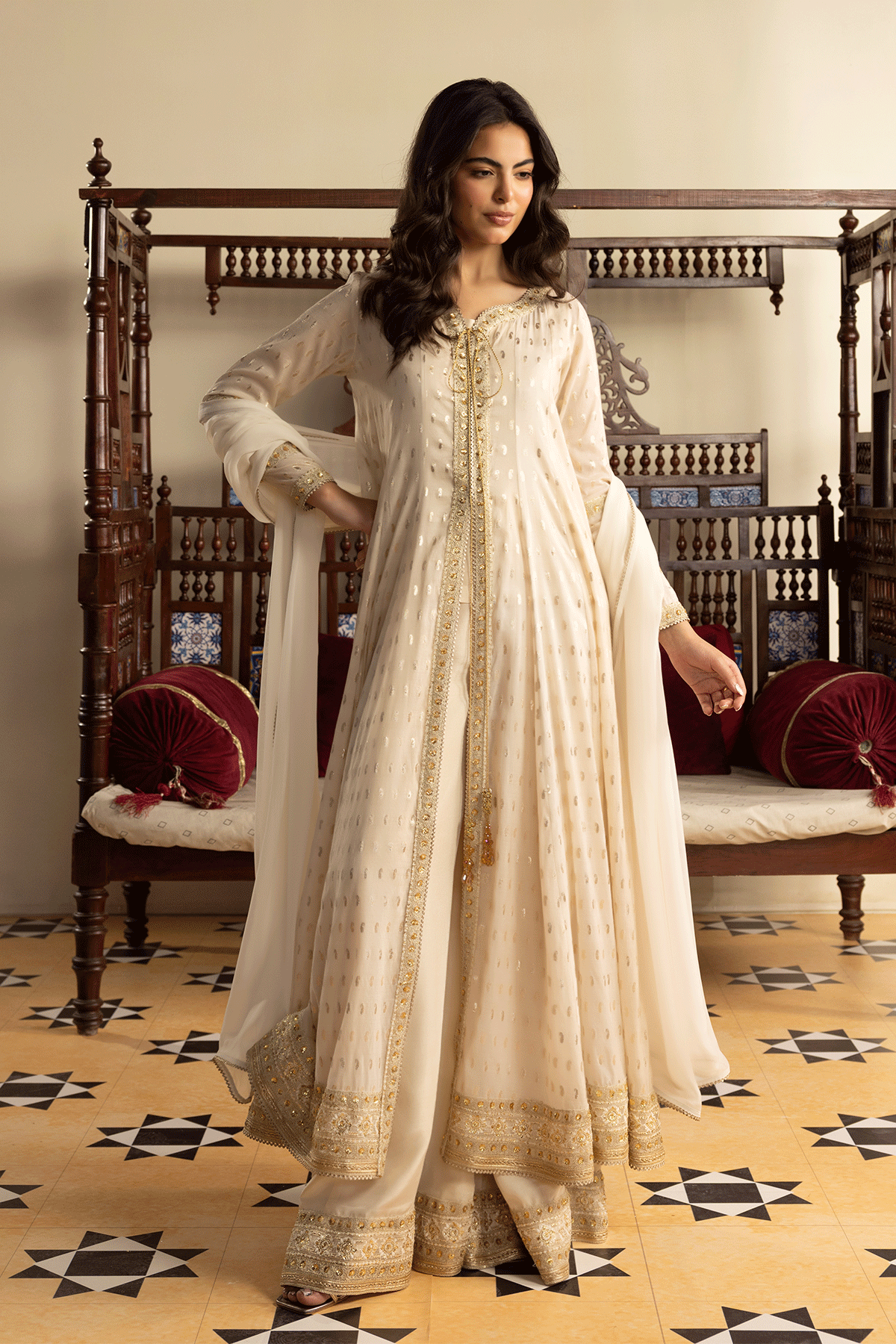 Erum Khan | Intezar e Eid | Aangan - by Libasekhas UK - Registered Vendor of : Erum Khan - 100% Original Designer Dress