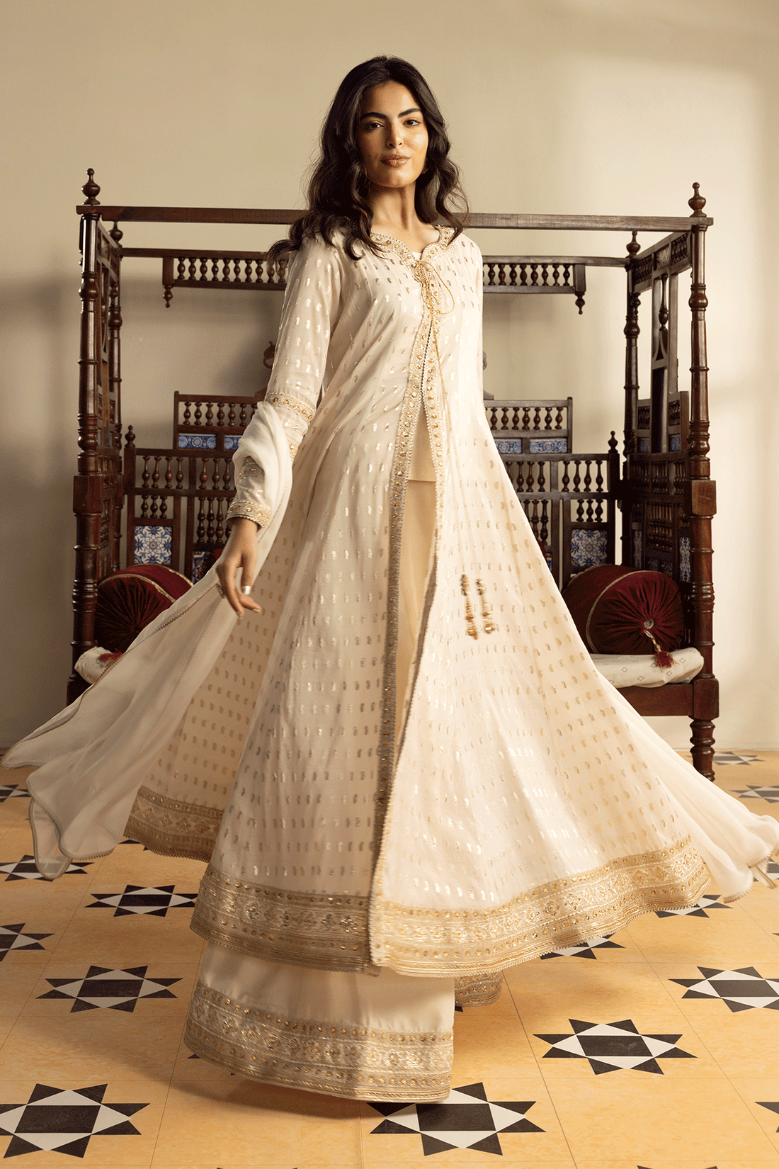 Erum Khan | Intezar e Eid | Aangan - by Libasekhas UK - Registered Vendor of : Erum Khan - 100% Original Designer Dress
