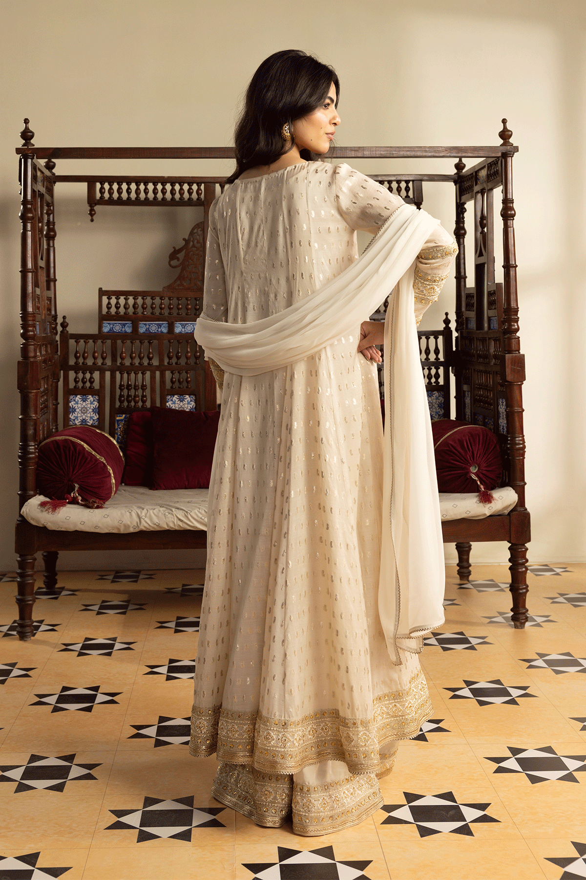 Erum Khan | Intezar e Eid | Aangan - by Libasekhas UK - Registered Vendor of : Erum Khan - 100% Original Designer Dress