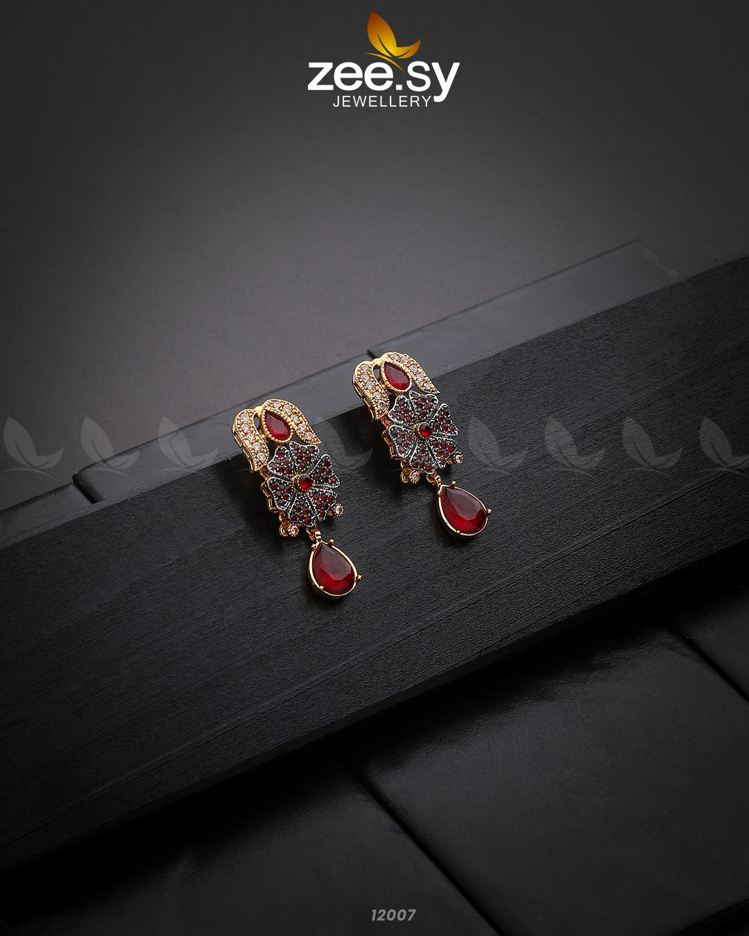 Sunflower Earrings - by - Libasekhas UK - Registered Vendor of : Zeesy - 100% Original Designer Dresss