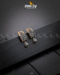 Sunflower Earrings - by - Libasekhas UK - Registered Vendor of : Zeesy - 100% Original Designer Dresss