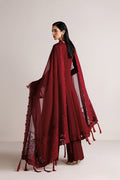Farasha | Chiffon Essentials 26 | Merlot Satin - by Libasekhas UK - Registered Vendor of : Farasha - 100% Original Designer Dress