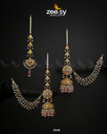 Glamourous Jhumka Earrings - by - Libasekhas UK - Registered Vendor of : Zeesy - 100% Original Designer Dresss