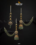 Glamourous Jhumka Earrings - by - Libasekhas UK - Registered Vendor of : Zeesy - 100% Original Designer Dresss