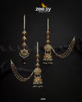 Glamourous Jhumka Earrings - by - Libasekhas UK - Registered Vendor of : Zeesy - 100% Original Designer Dresss