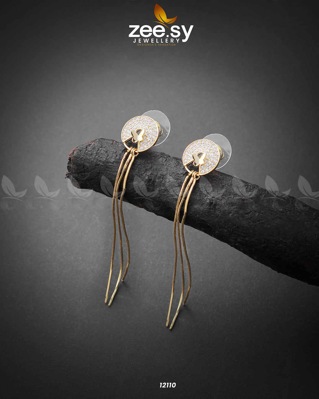 Sphere Studs Earrings - by - Libasekhas UK - Registered Vendor of : Zeesy - 100% Original Designer Dresss