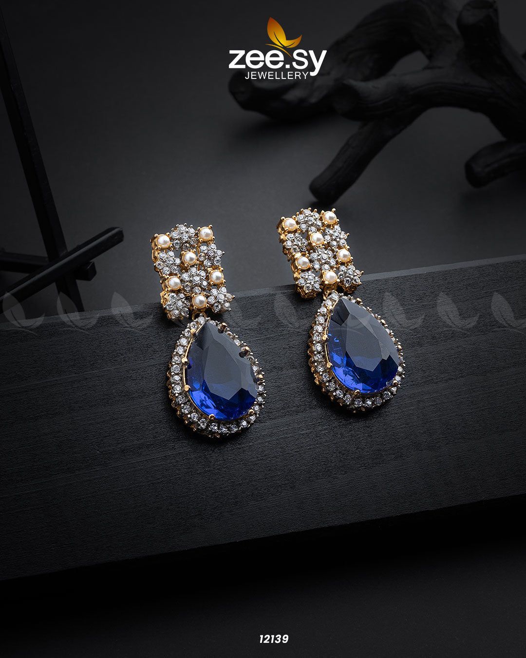 Amulet Earrings - by - Libasekhas UK - Registered Vendor of : Zeesy - 100% Original Designer Dresss
