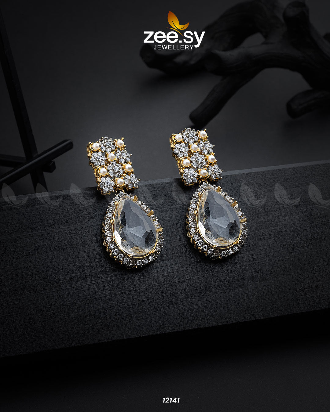 Amulet Earrings - by - Libasekhas UK - Registered Vendor of : Zeesy - 100% Original Designer Dresss
