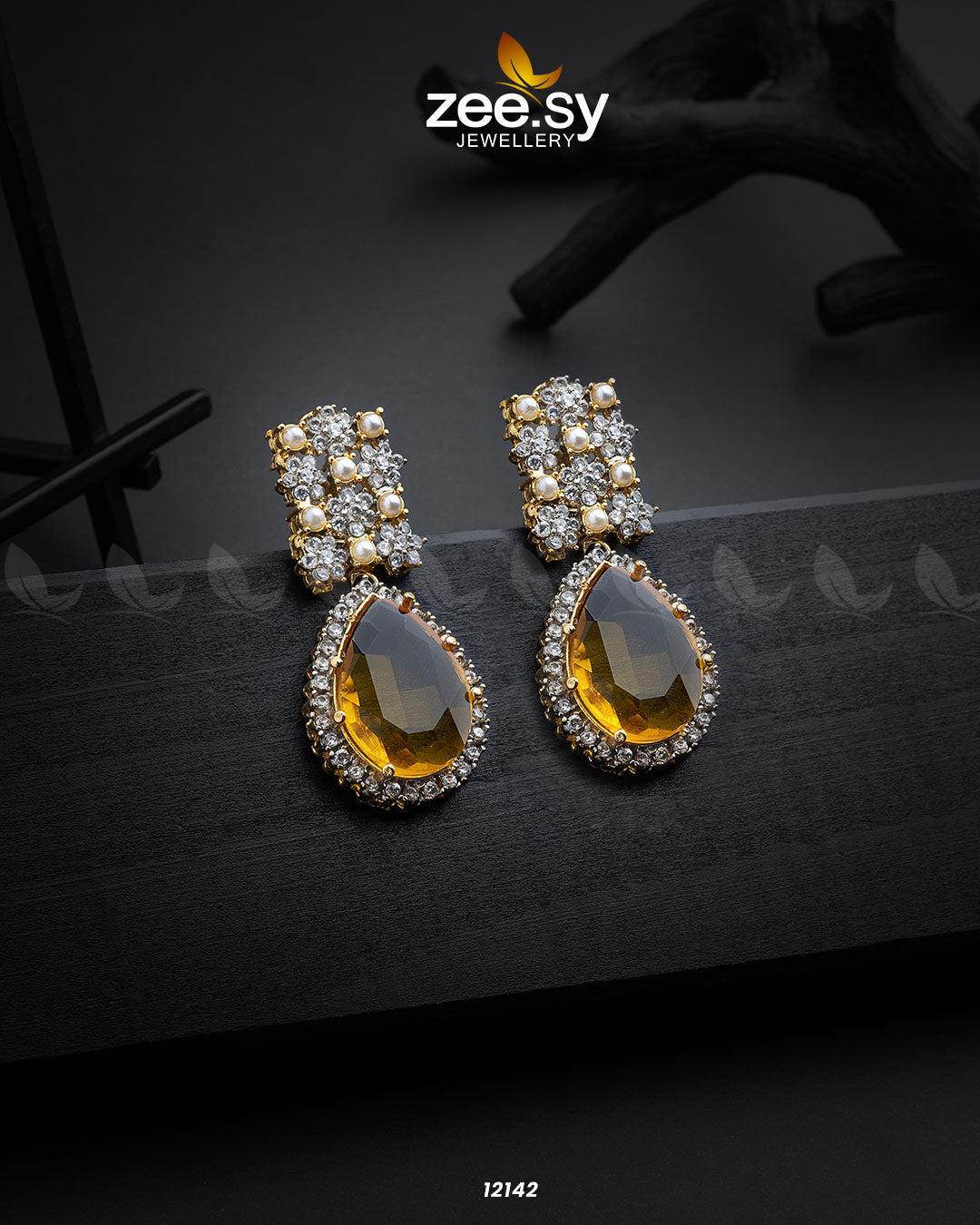 Amulet Earrings - by - Libasekhas UK - Registered Vendor of : Zeesy - 100% Original Designer Dresss