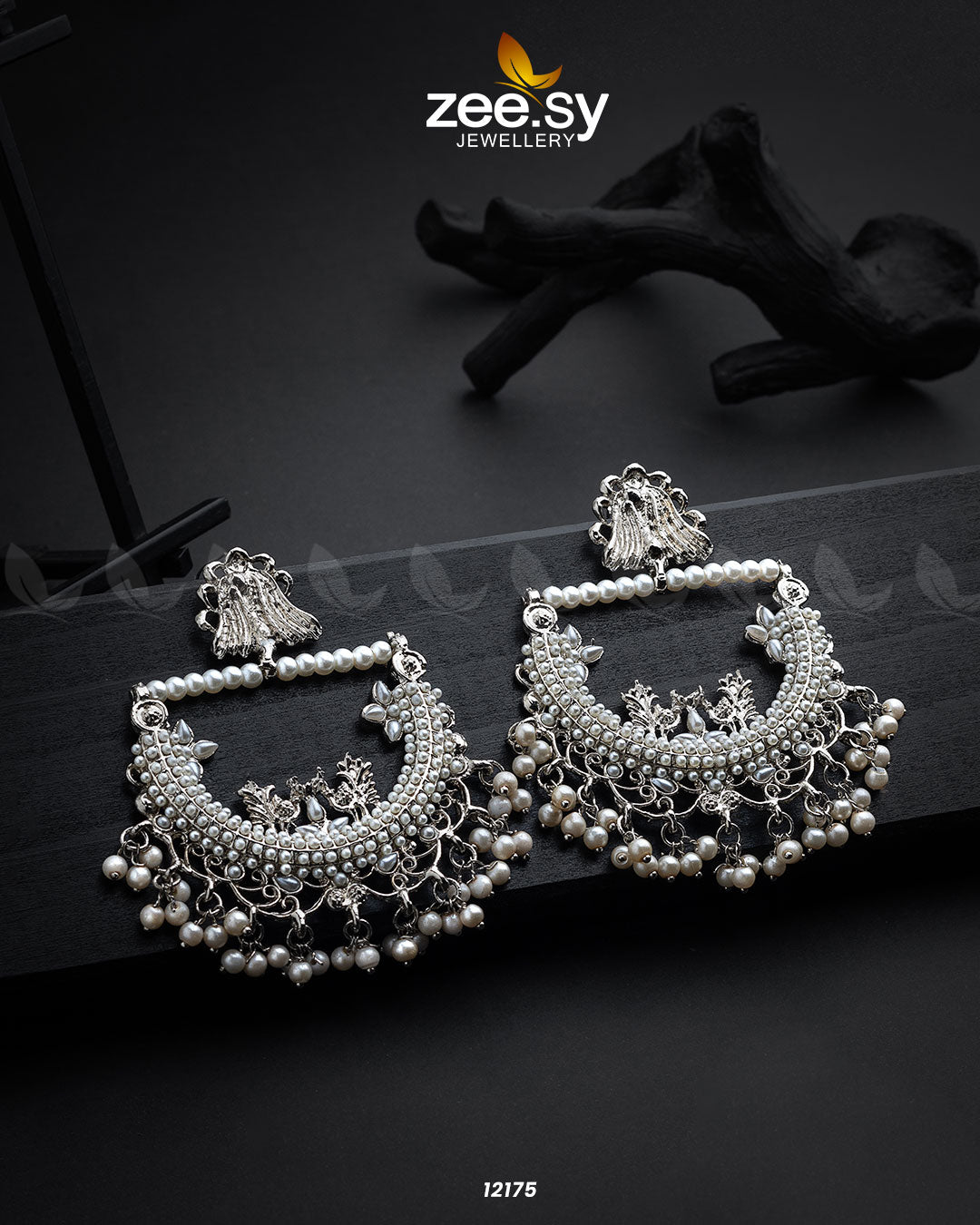 Reverie Earrings - by - Libasekhas UK - Registered Vendor of : Zeesy - 100% Original Designer Dresss