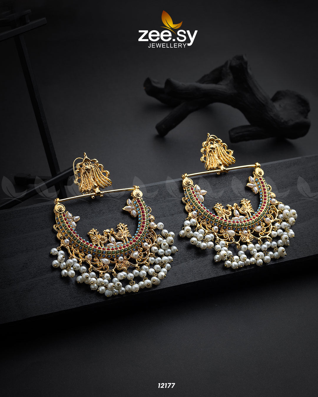 Earrings-0808 - by - Libasekhas UK - Registered Vendor of : Zeesy - 100% Original Designer Dresss
