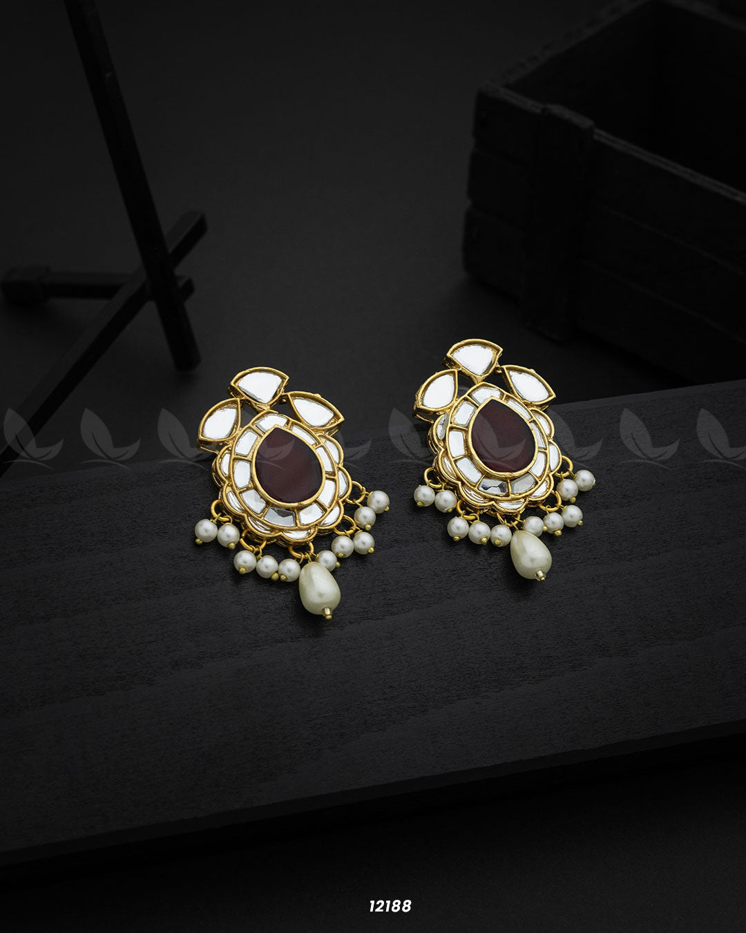 Nobie Earrings - by - Libasekhas UK - Registered Vendor of : Zeesy - 100% Original Designer Dresss