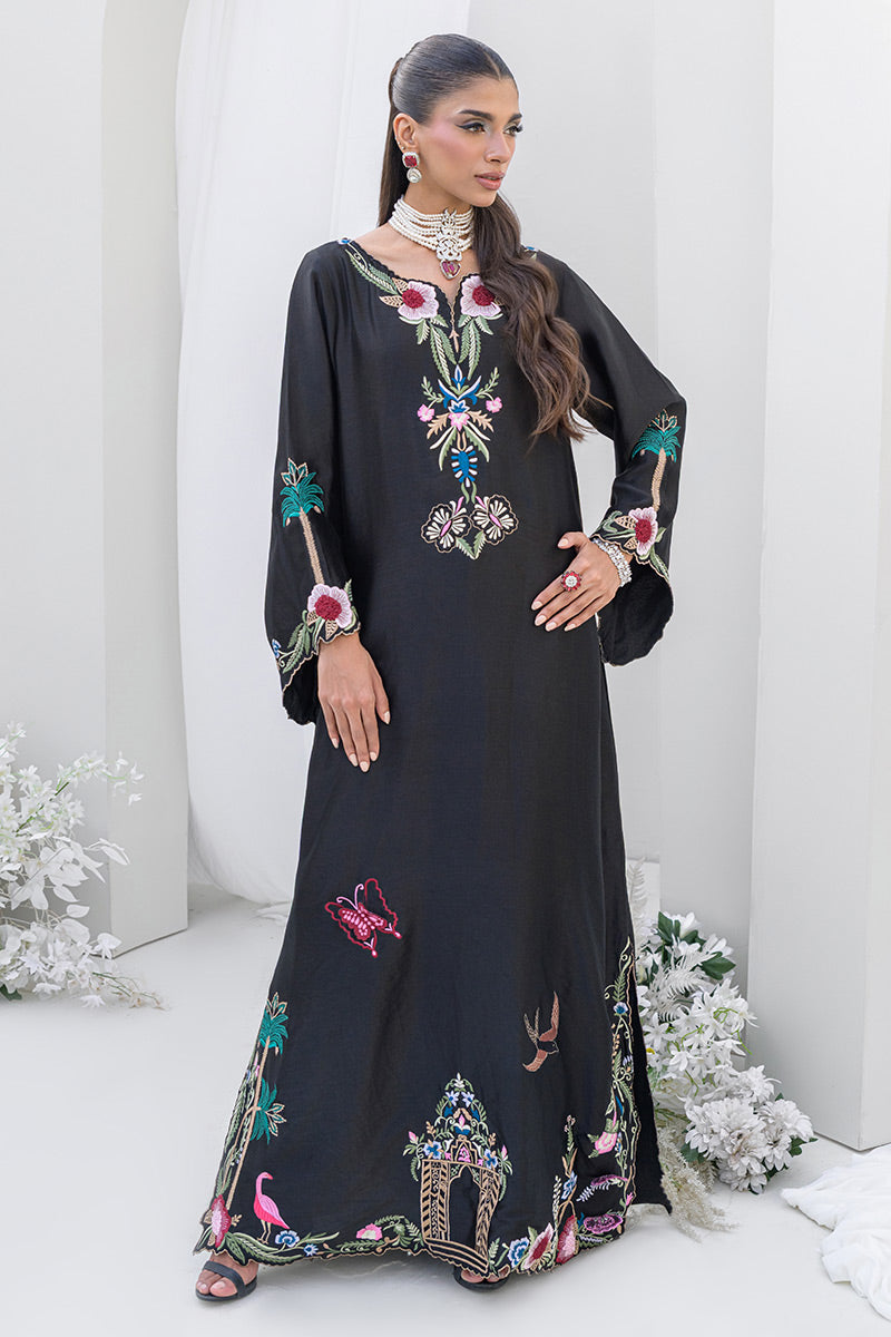 Chic Ophicial | Aarzu Luxe Pret | Nocturne Bloom - by Libasekhas UK - Registered Vendor of : Chic Ophicial - 100% Original Designer Dress