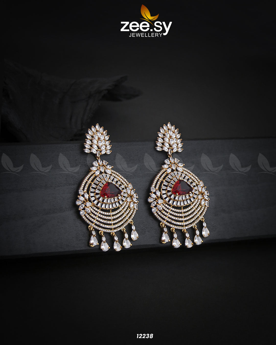Earrings-0559 - by - Libasekhas UK - Registered Vendor of : Zeesy - 100% Original Designer Dresss