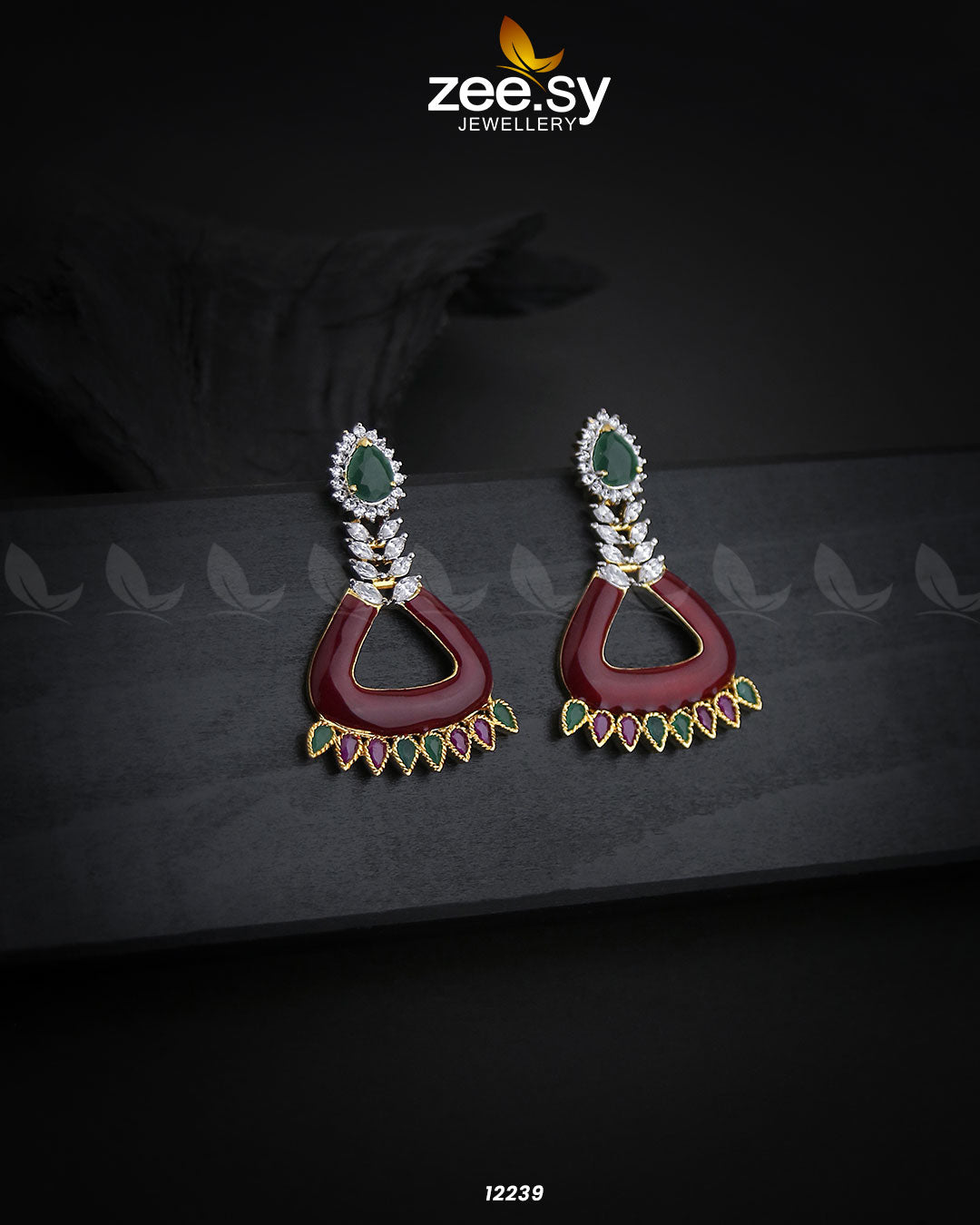 Earrings-0586 - by - Libasekhas UK - Registered Vendor of : Zeesy - 100% Original Designer Dresss