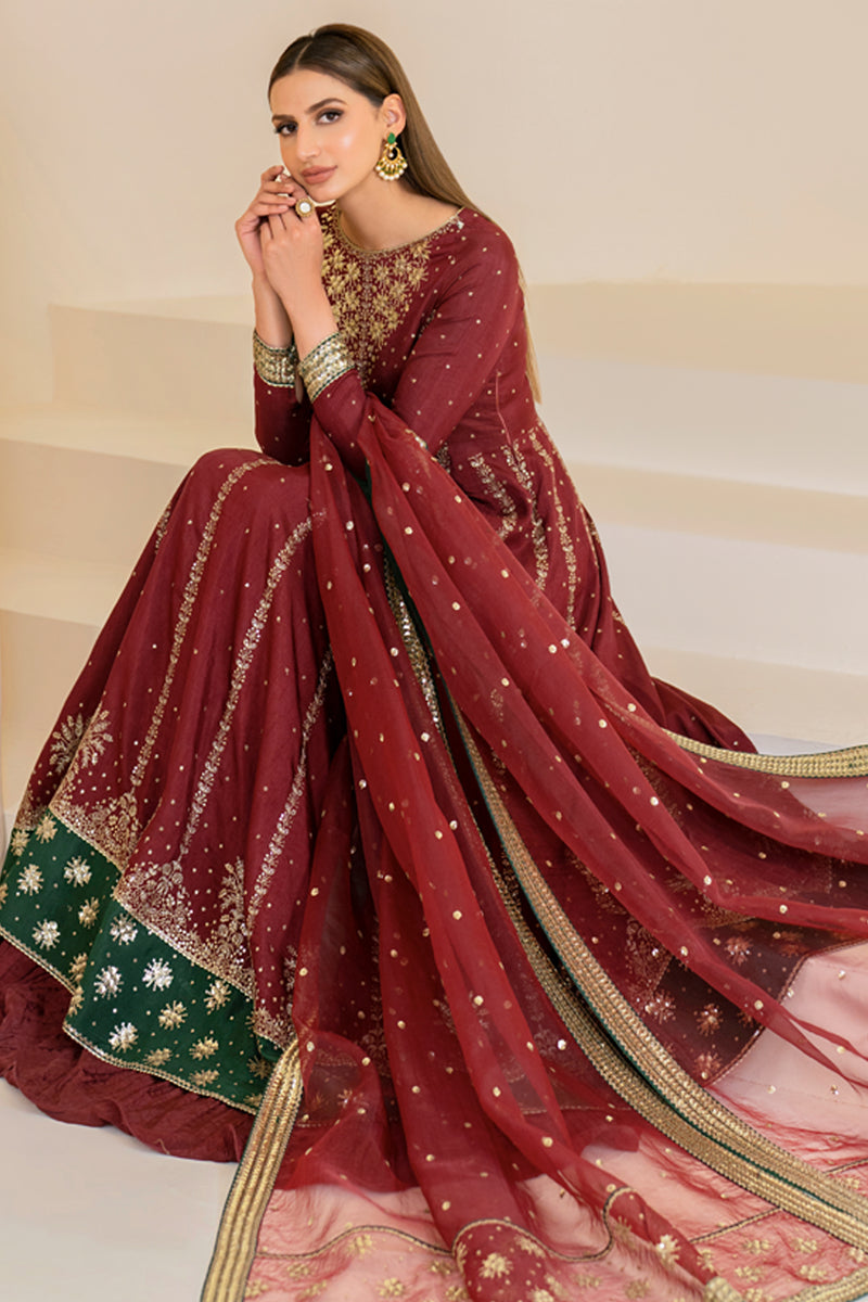 Jazmin | Formals Collection | Raw Silk UR-7018 - by - Libasekhas UK - Registered Vendor of : Jazmin - 100% Original Designer Dresss
