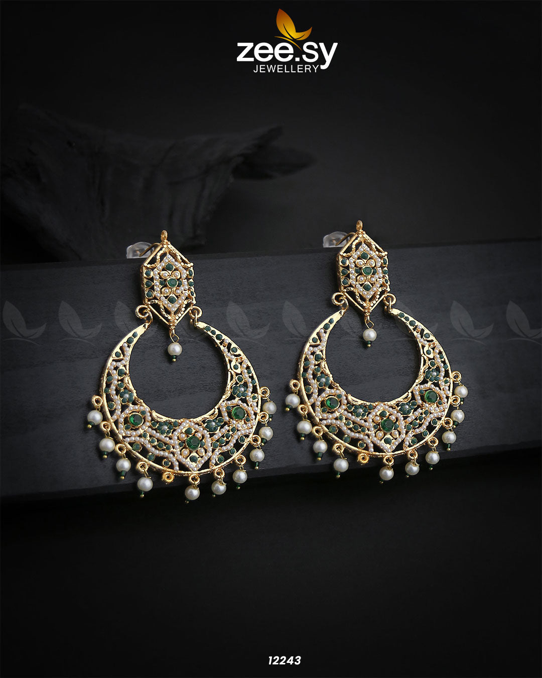 Armeena's Earrings - by - Libasekhas UK - Registered Vendor of : Zeesy - 100% Original Designer Dresss