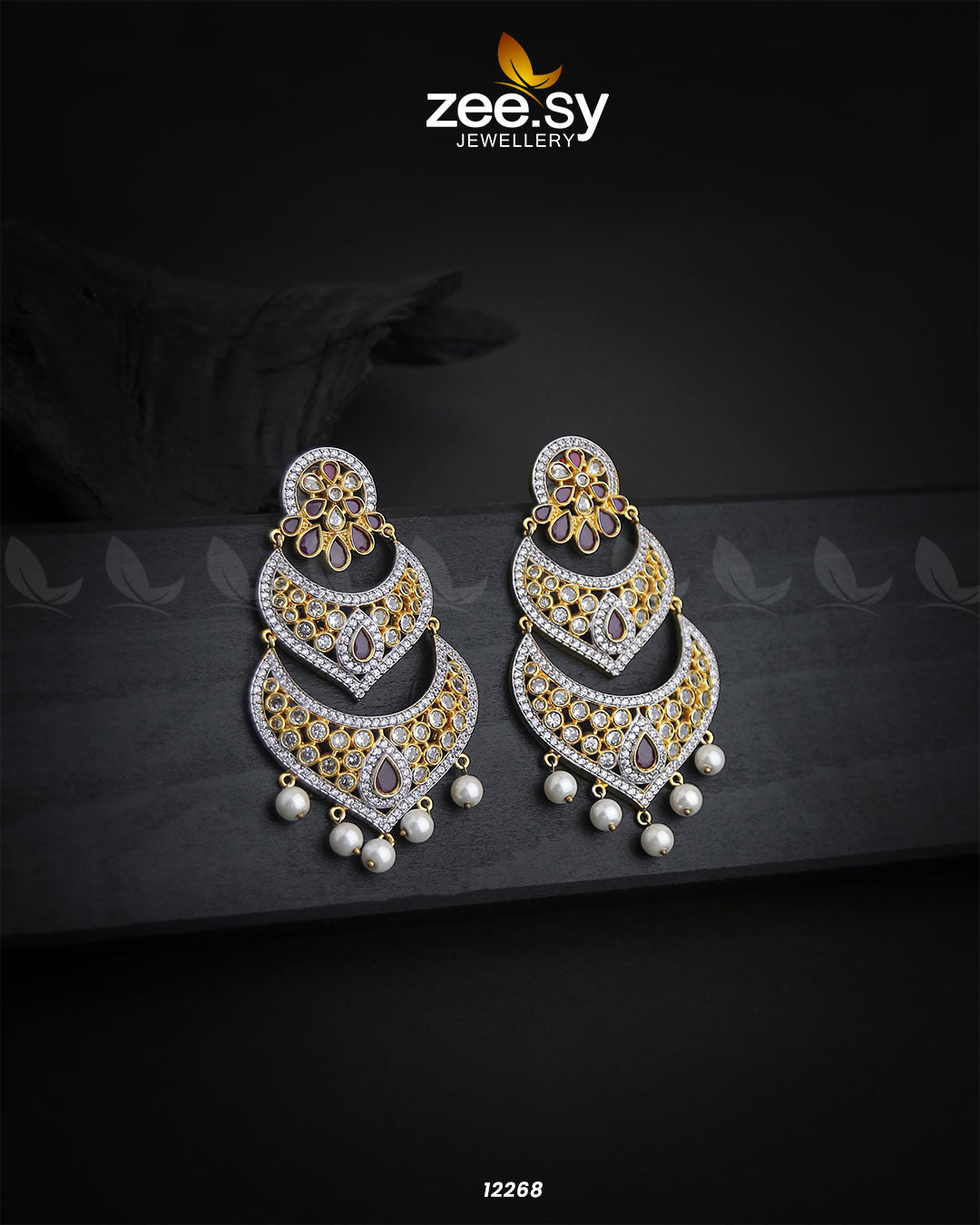 Earrings-0603 - by - Libasekhas UK - Registered Vendor of : Zeesy - 100% Original Designer Dresss