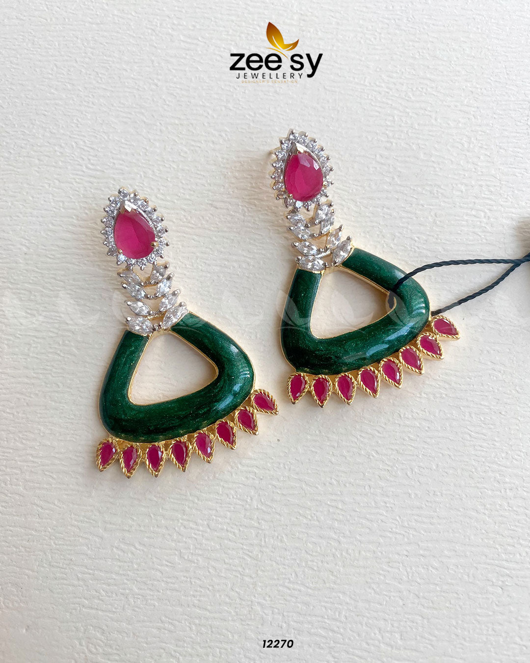 Earrings-0586 - by - Libasekhas UK - Registered Vendor of : Zeesy - 100% Original Designer Dresss